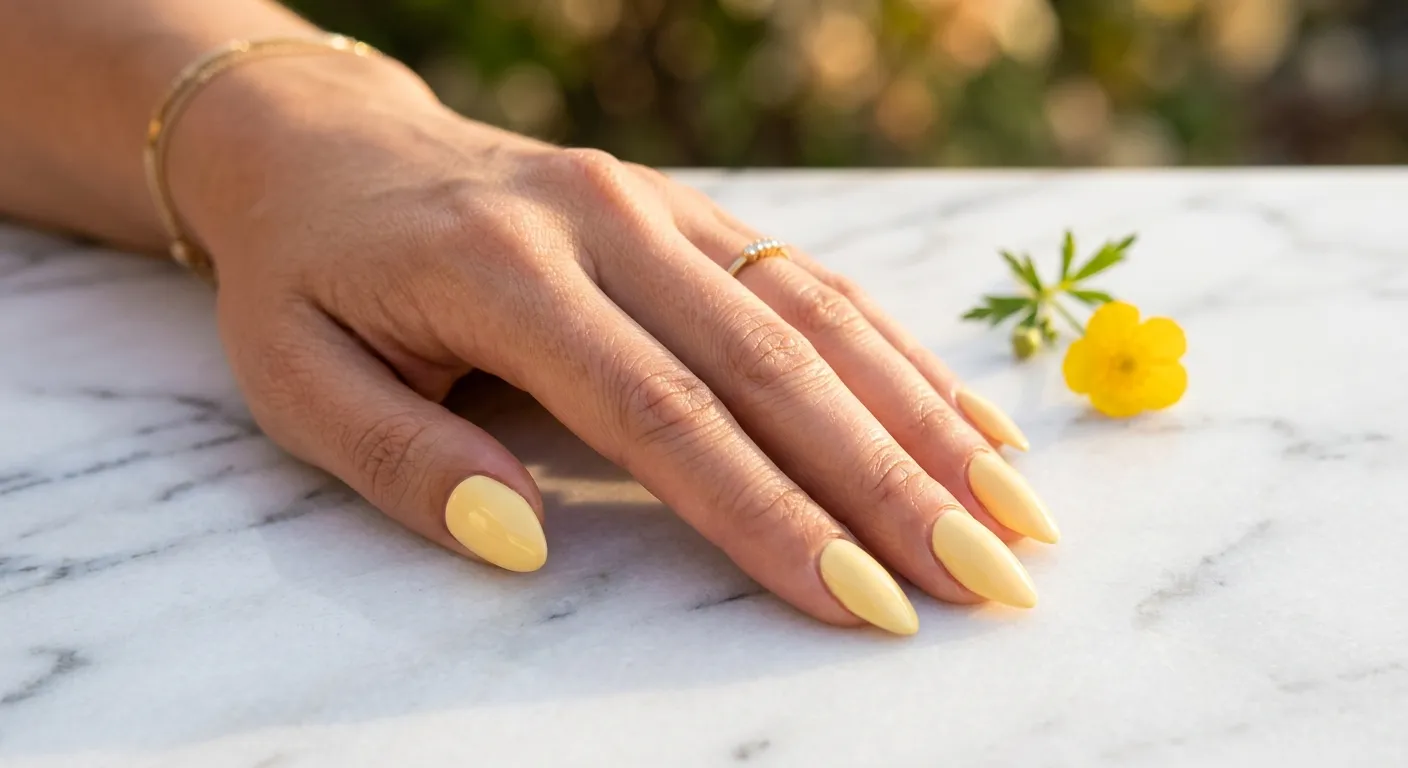 Butter Yellow Nails Finally Give Nail Techs a Break