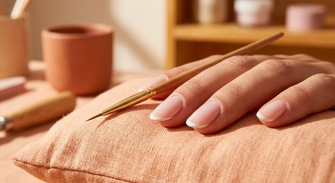 The Micro French Manicure Is Quietly Taking Over My Chair