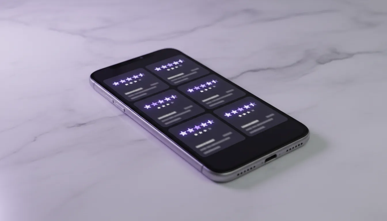 Salon Staff Reviews on Your Booking Page